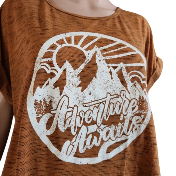 Adventure Awaits Tunic Length Tee - Picture 2 of 6